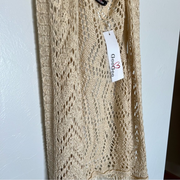 Gee Gee open front sleeveless cardigan - Picture 2 of 5